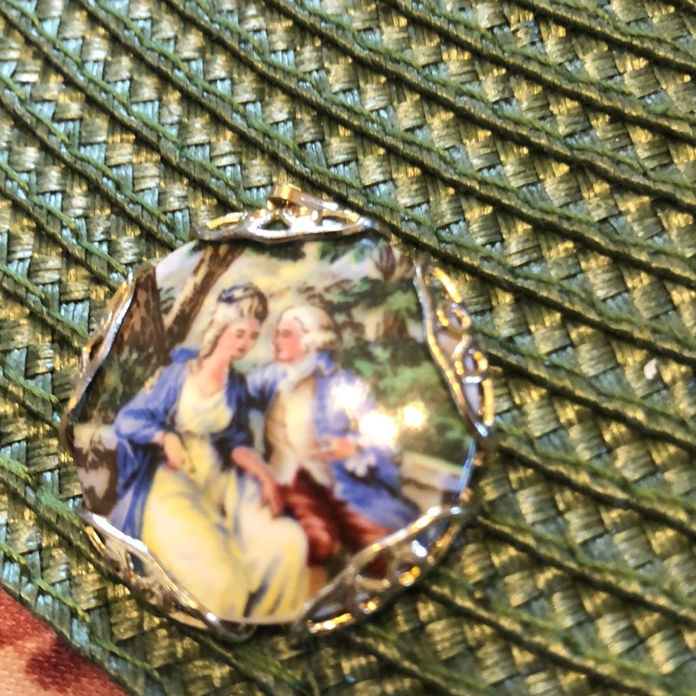 Vintage necklace charm Victorian